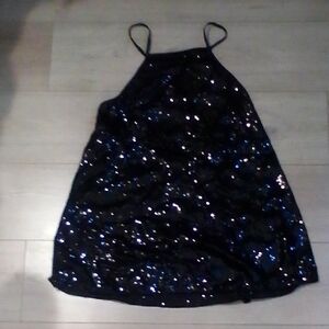Jezebel Black Sequin Dress